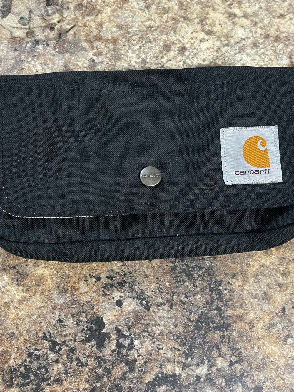 Carhartt Black Canvas Snap Purse